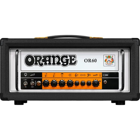 Orange OR60 60W All-Valve Single-Channel Guitar Amp Head Black Colorway Guitar Amplifiers - main view