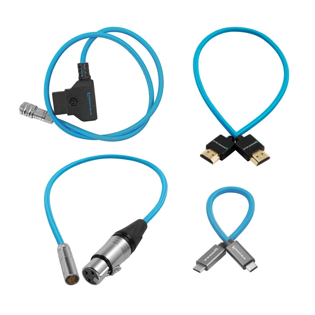 Kondor Blue Blackmagic Pocket 4K and 6K Camera Cable Pack