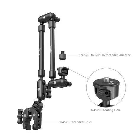 SmallRig 4766 Desktop Magic Arm with Crab Clamp Kit