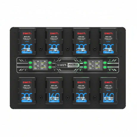 SWIT MATRIX-B8 8-Channel 100W B-Mount Wall Charger