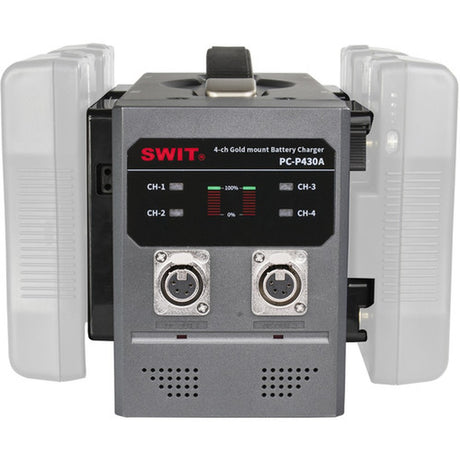 SWIT PC-P430A 4-Bay 3A Gold Mount Battery Charger