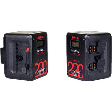 SWIT PB-S220S 220Wh 200W Multi-Socket V-Mount Battery