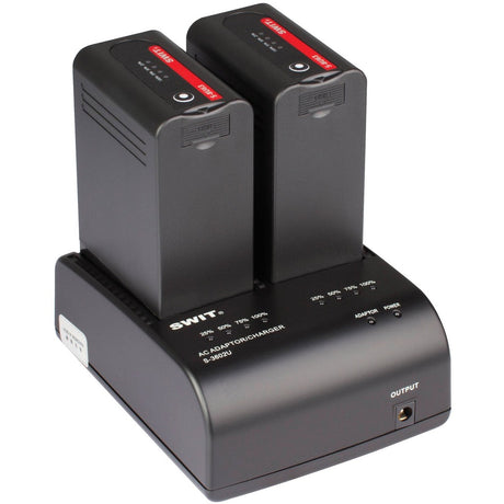 SWIT S-3602U Dual Sony BP-U Battery Charger and Camera Adapter