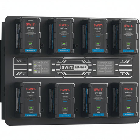 SWIT MATRIX-B8 8-Channel 100W B-Mount Wall Charger