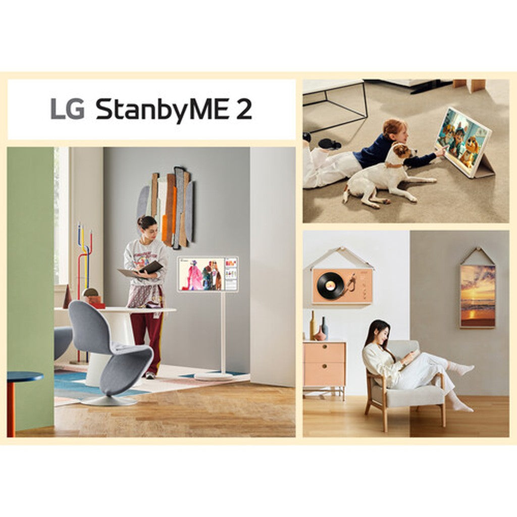 LG 27LX6TYGA StanbyME 2 27-Inch QHD Portable Smart Touchscreen