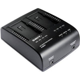 SWIT S-3602V Dual JVC BN-VF823 Battery Charger and DC Adapter