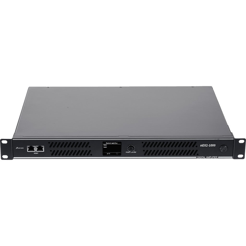 Studiomaster nEX2-1000 AES67 Networked 2-Channel Power Amplifier