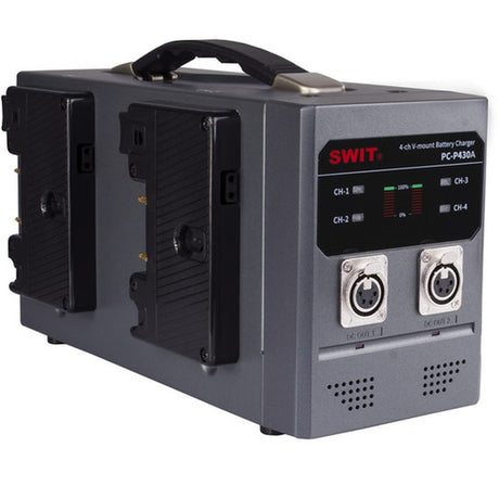 SWIT PC-P430A 4-Bay 3A Gold Mount Battery Charger