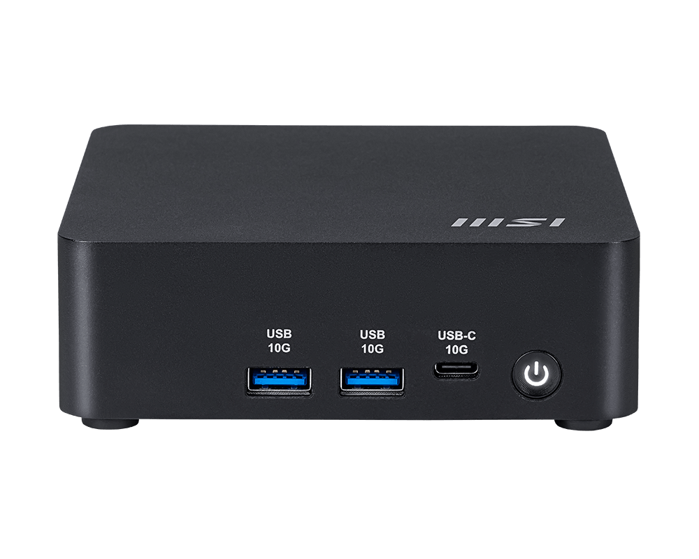 MSI - MSI Cubi NUC AI 1UMG-023BUS Barebone Mini PC Ultra 7 - CUBINUCAI023B