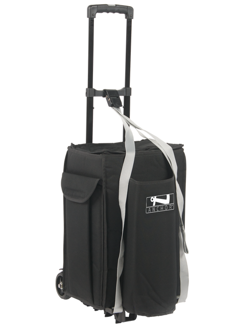 Anchor Audio SOFT-GG black soft nylon rolling case for Go Getter 2 portable PA system