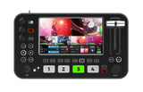 Sprolink NeoLIVE R2 Plus video switcher top-angle view showing controls and T-Bar on white background