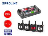 Sprolink NeoLIVE R2 Plus showing RTMP streaming workflow diagram