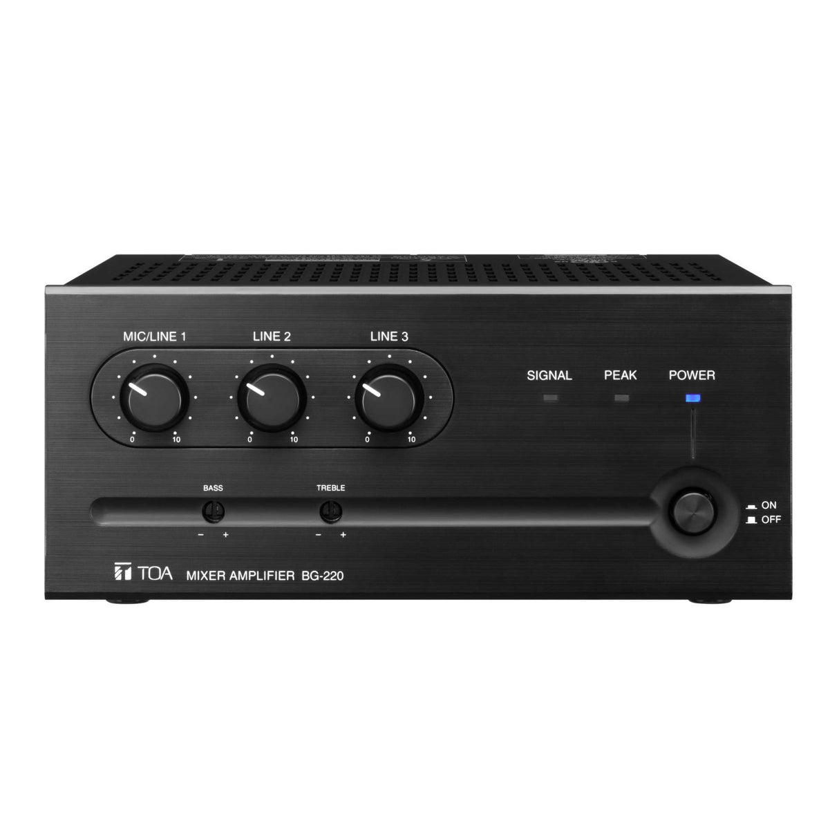 TOA BG-220 20W Three-Input Mixer Amplifier Commercial Audio Devices - main view