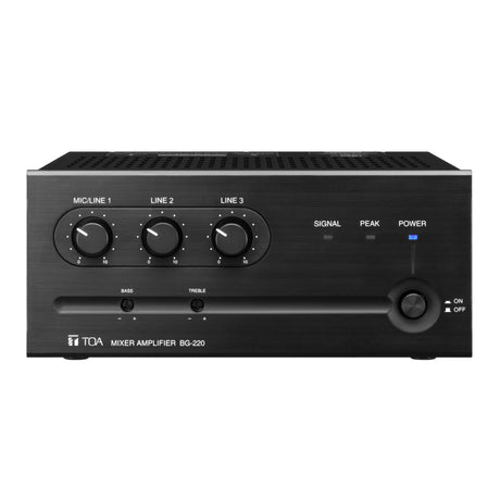 TOA BG-220 20W Three-Input Mixer Amplifier Commercial Audio Devices - main view