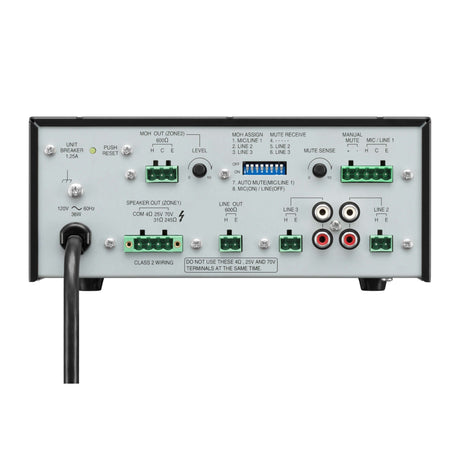 TOA BG-220 20W Three-Input Mixer Amplifier Commercial Audio Devices - view 2