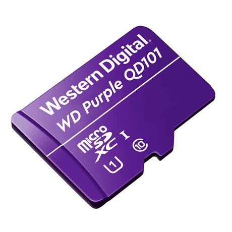 Western Digital - WD Purple SC QD101 256GB microSDXC Memory Card - WDD256G1P0C-85AEL0