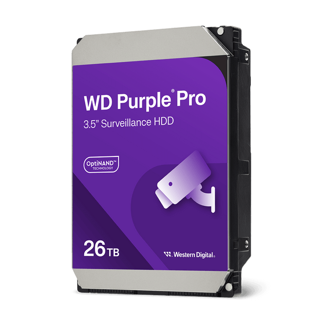 Western Digital - WD Purple Pro 26TB Smart Video Internal Hard Drive - WD260PURP